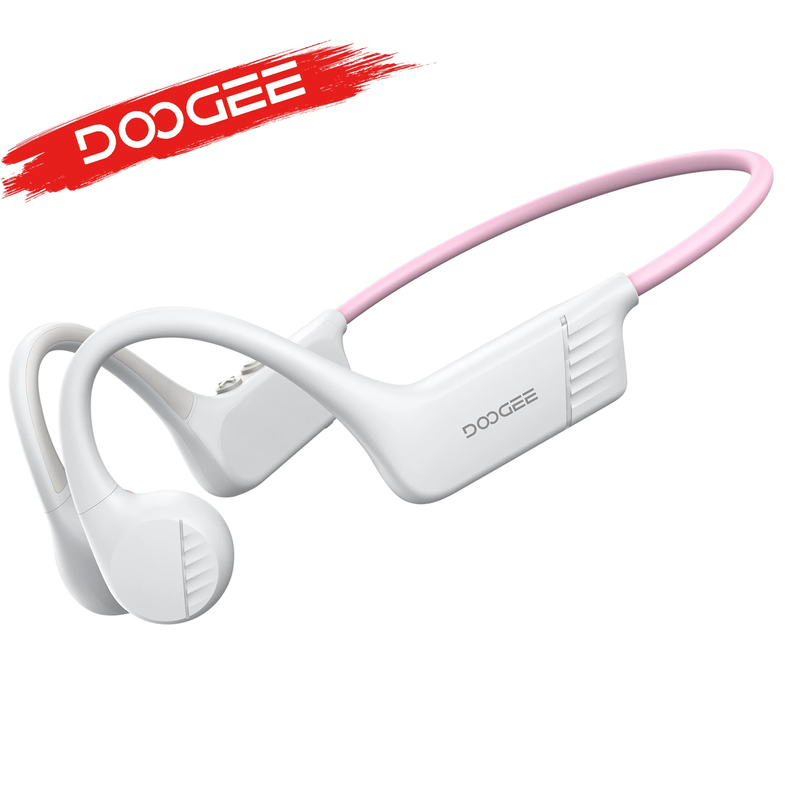 DOOGEE BoneBeat Run casque à Conduction osseuse écouteurs sans fil à oreille ouverte Bluetooth 5.4 étanche appels de musique pour le Sport de plein air