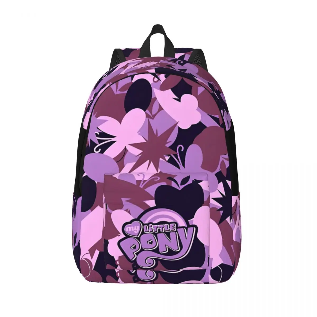 Campus Cutie Mark Camo Multi Compartment Snack Storage My Little Pony Handbag For Men Kid Knapsack Back To School Gift