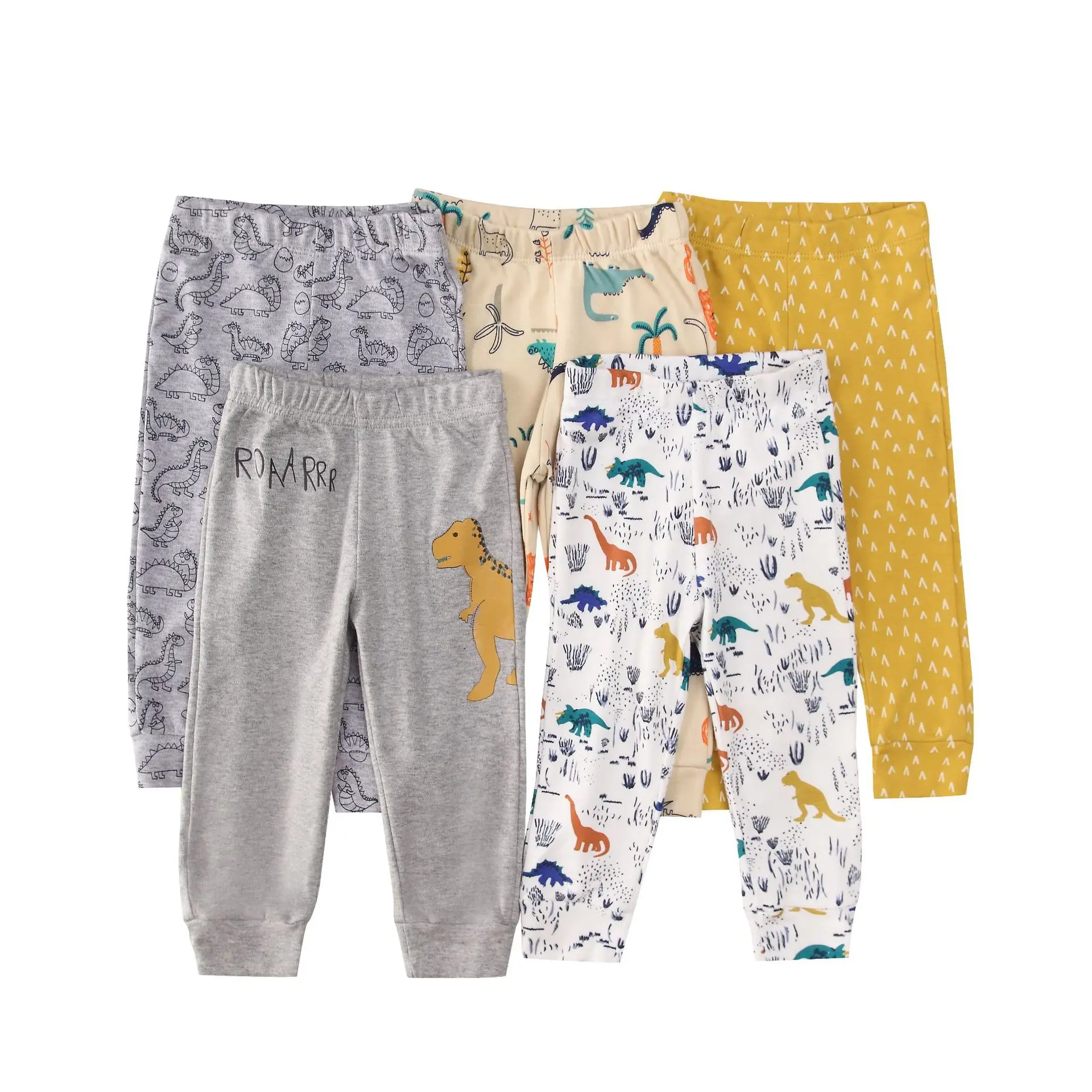 

New Boys Girls Sweatpants Animals Embroidery Autumn Spring Baby Trousers Children's Full Pants Kids Clothes