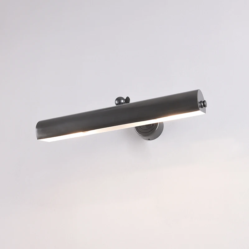 

Brass wall light Study bookcase light Bedroom sofa bathroom light mirror light Interior wall light copper/black 40CM