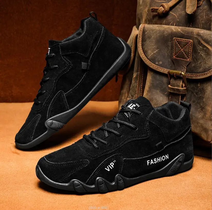 メンズスニーカー2022,カジュアルな作業保護,厚底,滑り止め,屋外ウォーキングシューズ