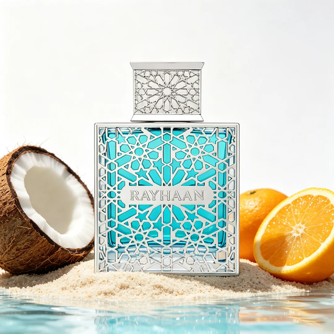 Rayhaan Aquatica EDP 100ml, Fragancia Masculina Premium con Notas Frescas Marinas y Aromáticas, Perfume Elegante de Larga Duración para Uso Diario