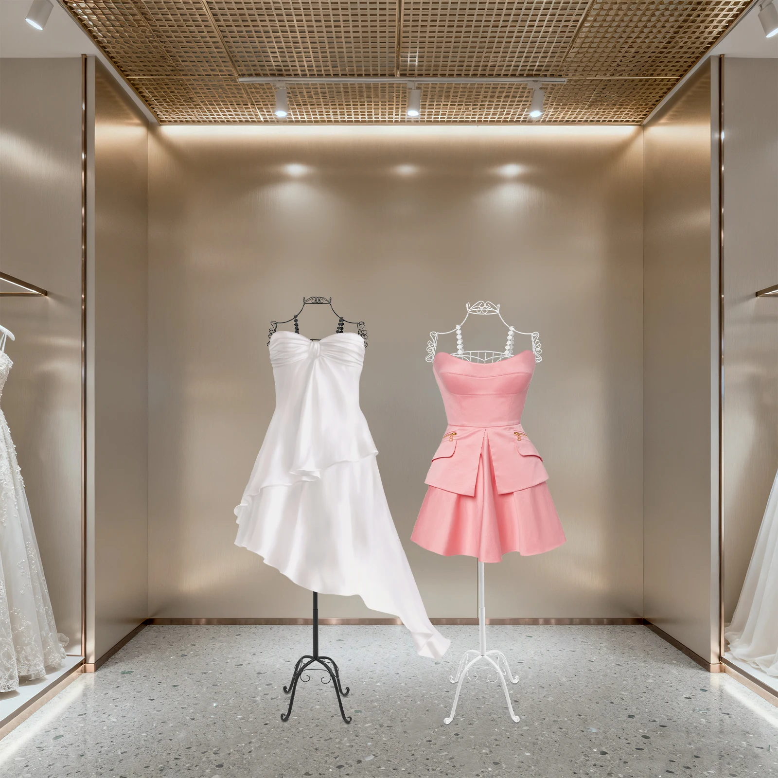 

Wedding Dress Display Mannequin, Dress Form Display Stand, Dress Form Mannequin for Women, Metal Mannequin for Displaying Dress