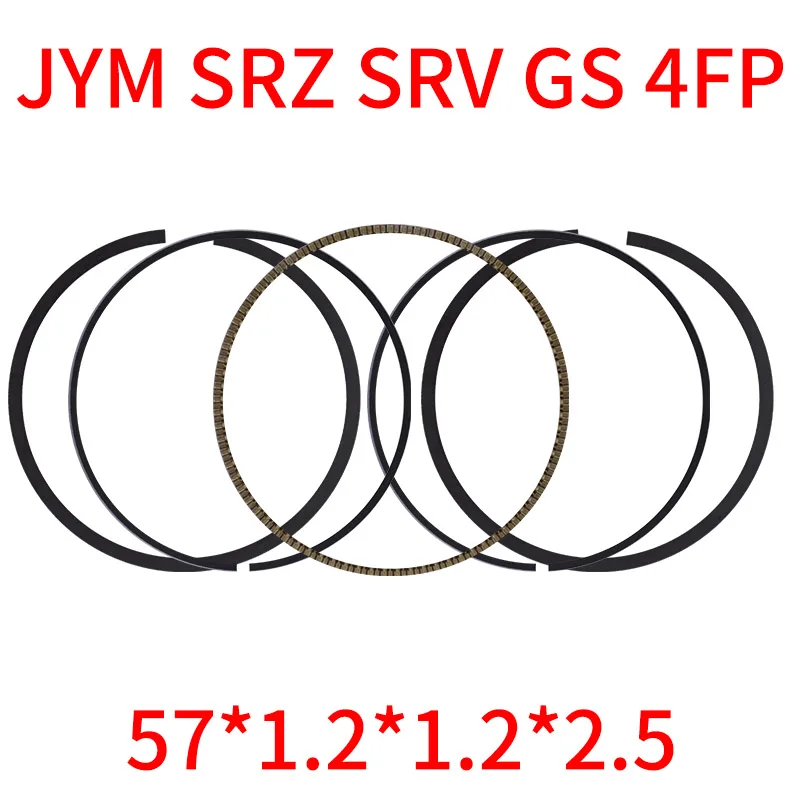 2088 Motorcycle 57 mm Piston 15 mm Pin Ring Set Kit Assembly For Yamaha SRZ150 JYM150 SRZ JYM 150 150cc Engine Spare Parts