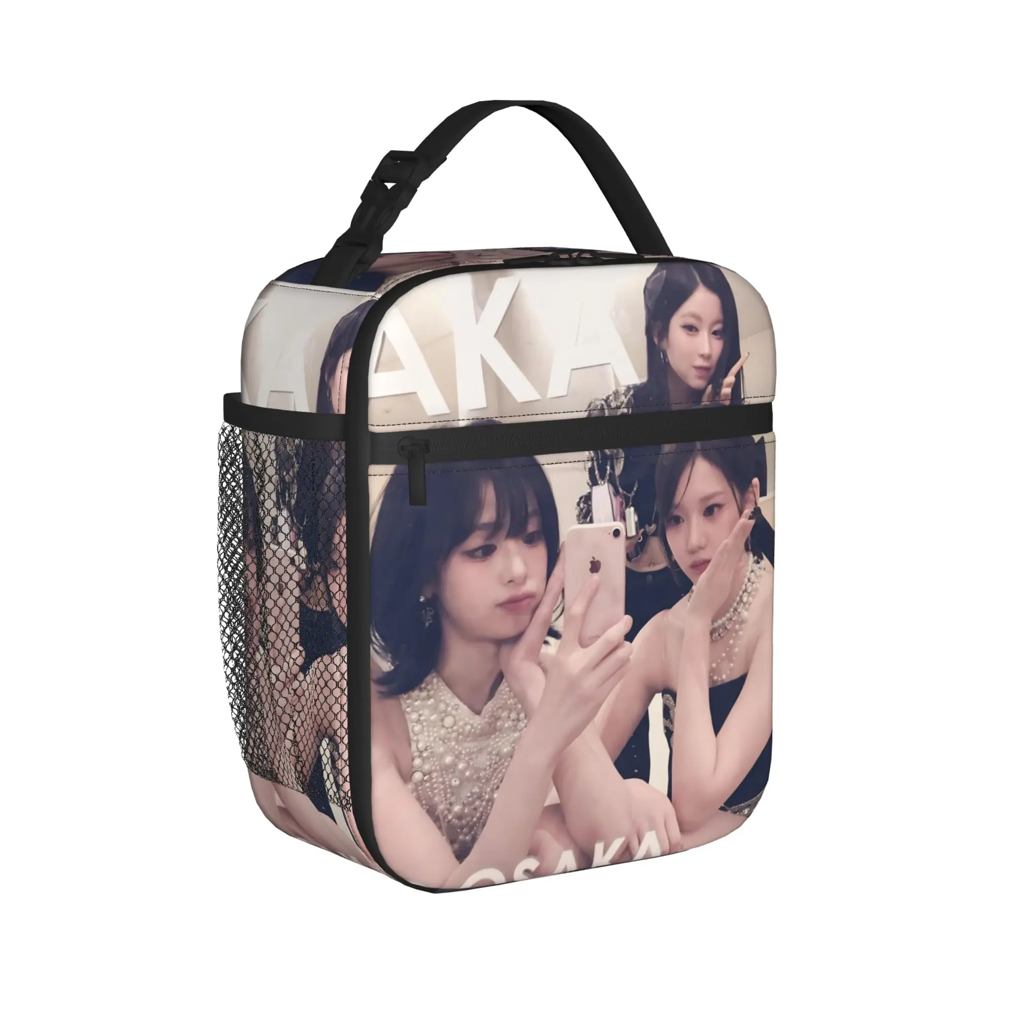 

Kpop Babymonsters Group Thermal Insulated Lunch Bags for Picnic Reusable Food Container Bags Cooler Thermal Lunch Boxes