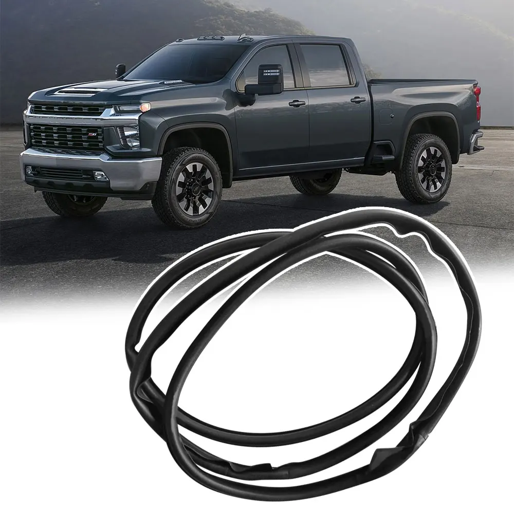 Left & Right Front Door Weatherstrip Seal Strips 22766400 For Chevrolet Silverado 1500 2500 3500 GMC Sierra 1500 2500HD 3500HD