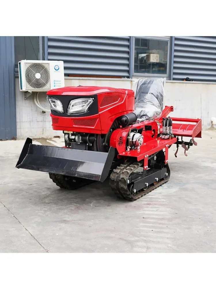 Hot Selling Small Tracked Tillage Machine 35hp Small Tracked Tractor Sowing and Weeding Agricultural Machinery