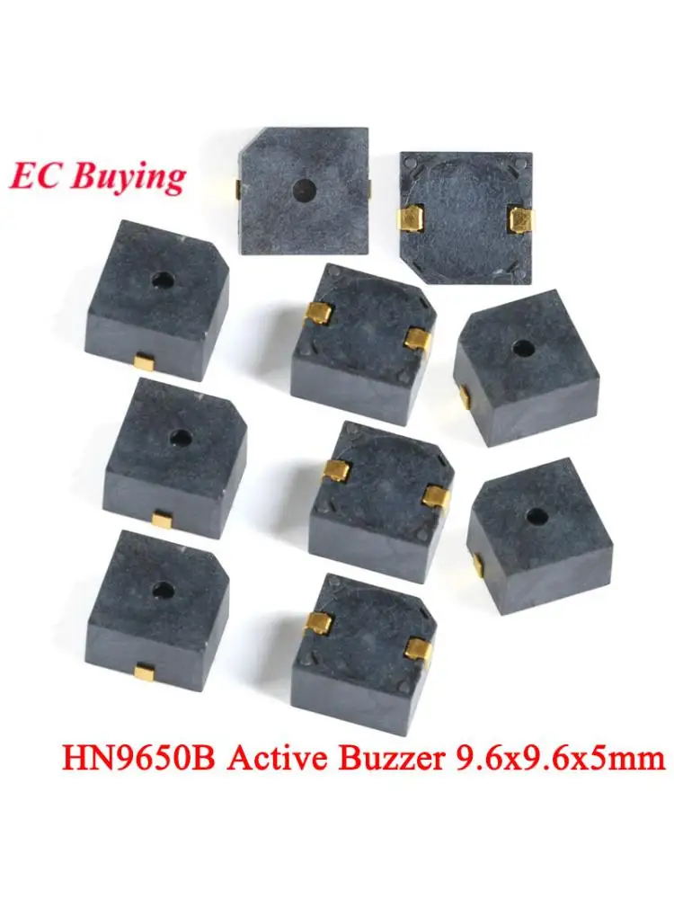 20 szt./1 szt. Aktywny buzzer SMD 9650 HN9650B 9650 5V 9,6*9,6*5mm MLT-9650 Elektromagnetyczne głośniki bzurowe 9,6x9,6x5mm — zdjęcie produktu 7