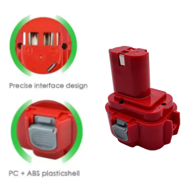 بطارية NI-MH بقوة 9.6 فولت 🔋    لماكيتا PA09 6222D 9100 9120 9122 9133 9134 91359.6v 12800mAh #4