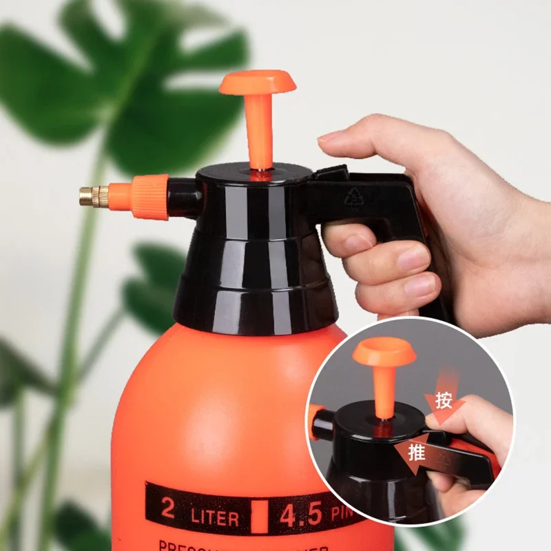 2000ml Hand Pressure Disinfection Water Sprayers Bottle Air Compression Pump Garden Sprayer Sprinkler Gardening Watering Can