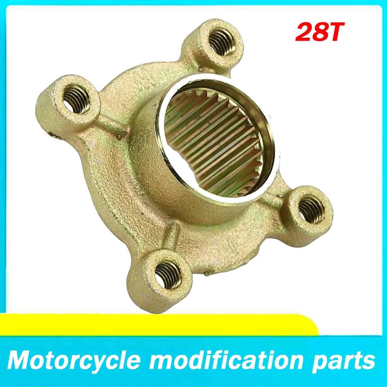28 Teeth Rear Brake Disc Sprocket Hub 28T for Buggy Jinling Quad Bike 50cc 110cc 150cc 200cc JLA-13 Cargo ATV Quad Bike Parts