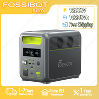 Fossibot F1200 Portable Power Station 1200W Solar Generator 1024Wh LiFePO4 Battery Home Backup Outdoor Camping Mobile power