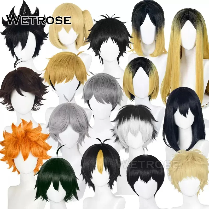 

【Wetrose】In Stock Haikyuu! Kozume Kenma Oikawa Tooru Hinata Shoyo Kei Tsukishima Miya Osamu Miya Atsumu Cosplay Wig Haikyu Movie