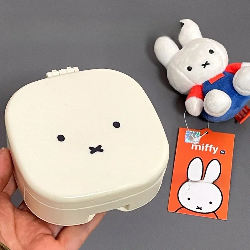 Accessories Travel Jewelry Box - Adorable Miffy Rabbit Small Mirror Comb