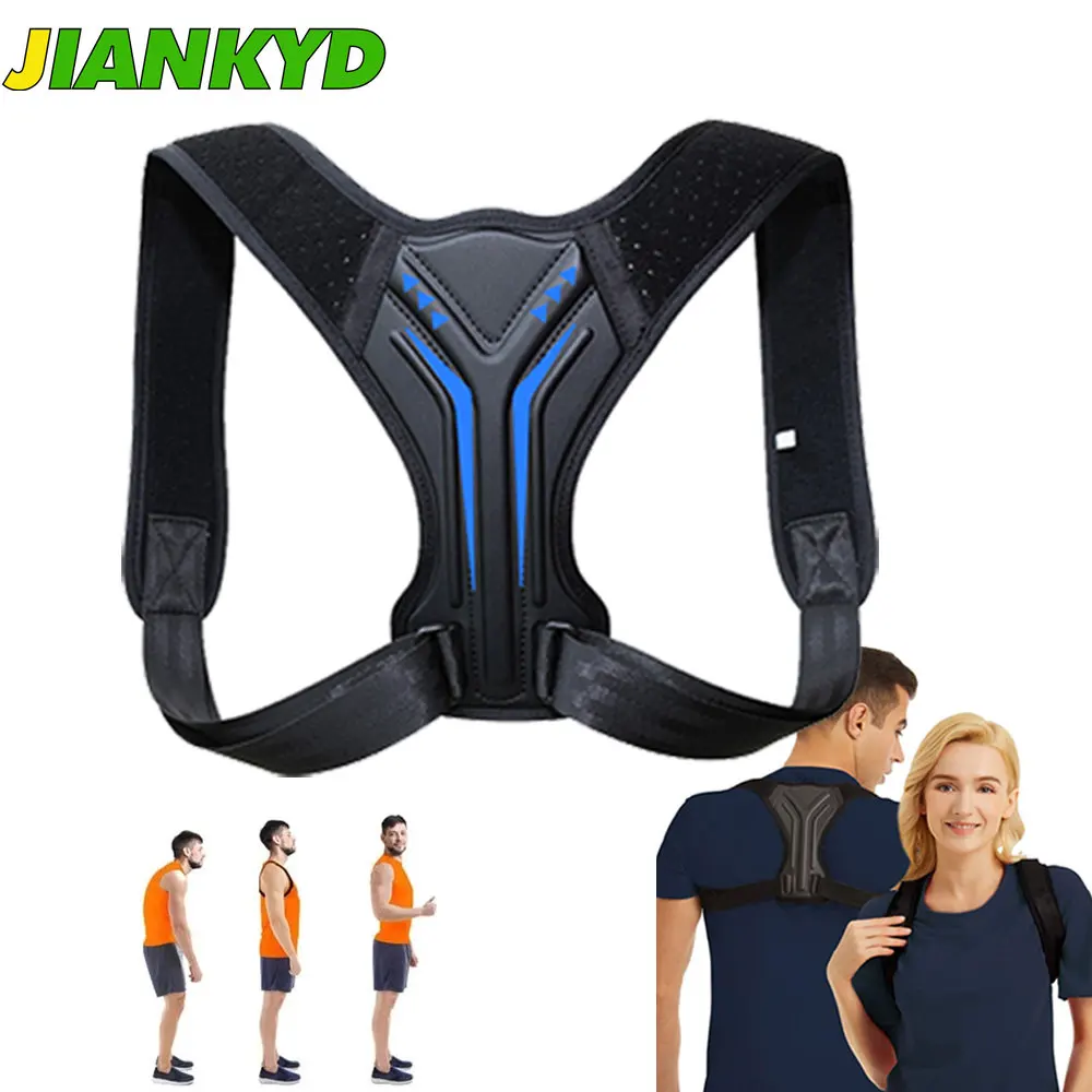 1Pcs Adjustable Posture Corrector Corset Clavicle Spine Posture Correction Back Support Belt Comfortable Soft Strip Corrector