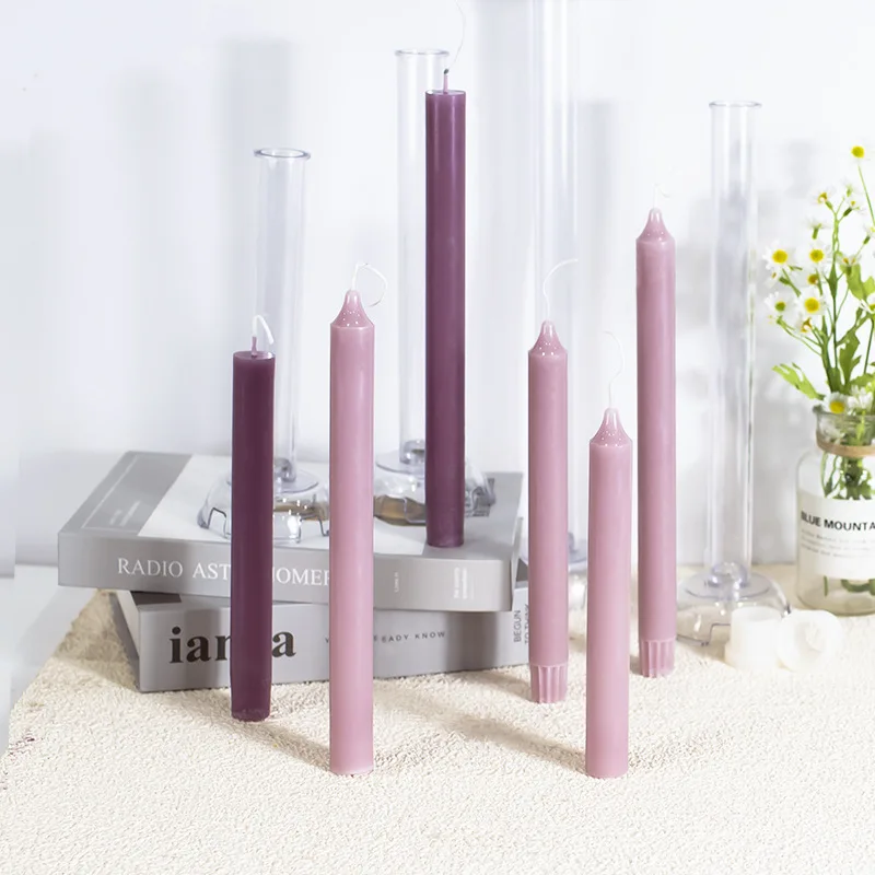Moule à Bougie en Acrylique Multi-Taille avec Intervalles de Base, Long Mât, ci-après, en Plastique, pour la Maison, Colonne d'Artiste, Cadeau, Bricolage, Décoration de Mariage