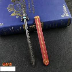 22Cm Metalen Briefopener Chinese Qin-Dynastie Oud Wapen Model Creatief Papiersnijder Legering Wapen Hanger Bureau Decor