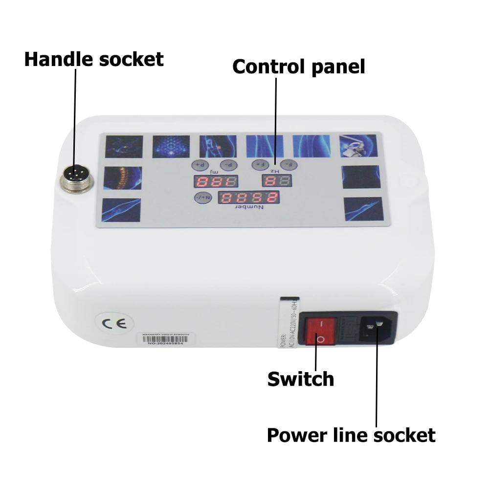 Portable 300mj Shockwave Therapy Machine For ED Treatment And Plantar Fascitis Home Use Professional Shock Wave Instrument Tenni