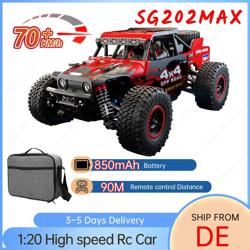 SG201 Max 70 KM/H سيارة RC عالية السرعة 4WD أربعة محركات على الطرق الوعرة الانجراف المهنية سباق السيارات SG201 Pro 50 KM/H لعب الصبي