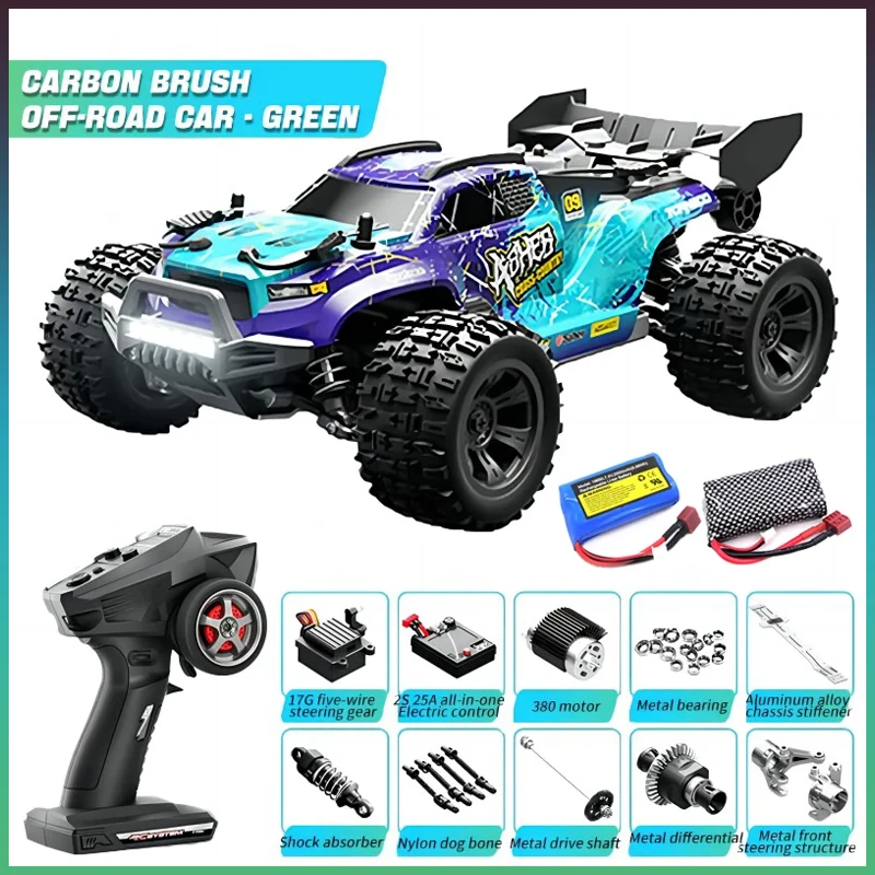 

SCY 18101 1:18 40KM/H 4WD RC Car with LED Remote Control Cars High Speed Drift Monster Truck for Kids Vs Wltoys 144001 Toys