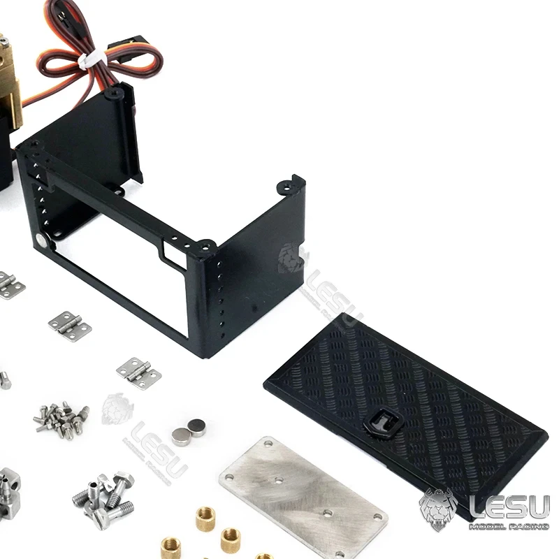 LESU RC Parts Tool Box Reversing Valve for 1/14 RC Roll On/Off Hydraulic Truck Crane Dumper Model Spare Parts Accessory