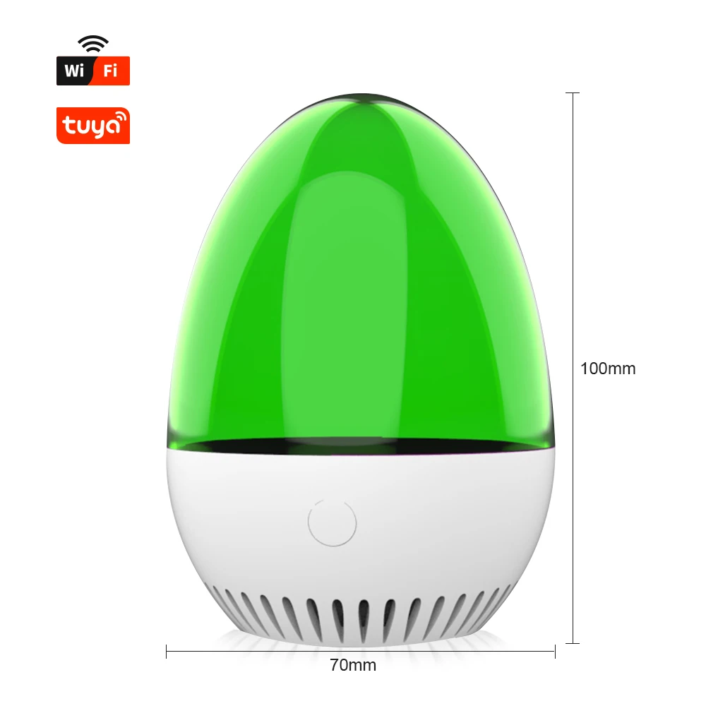 Desktop CO2 Meter, Carbon Dioxide Gas Analyzer, TUYA-WIFI Connected Mobile Phone, Infrared Sensor, USB Charging Type