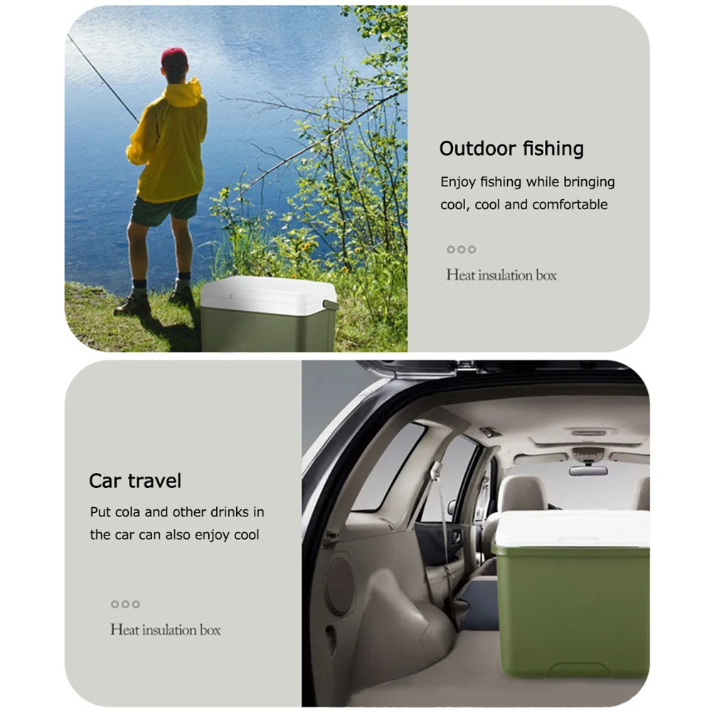 

6L Picnic Refrigerator Portable Commercial Ice Bucket Household Dual-Use Multipurpose for Food Beverage