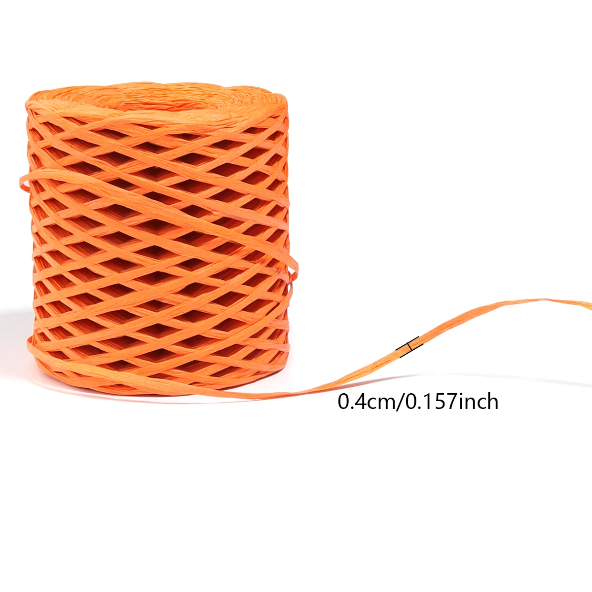 200M Natural Raffia Straw Yarn Hand-Knitted Crocheting Grass Paper Rope For DIY Sunhat Beach Bag Cord Baking Gift Packaging Rope