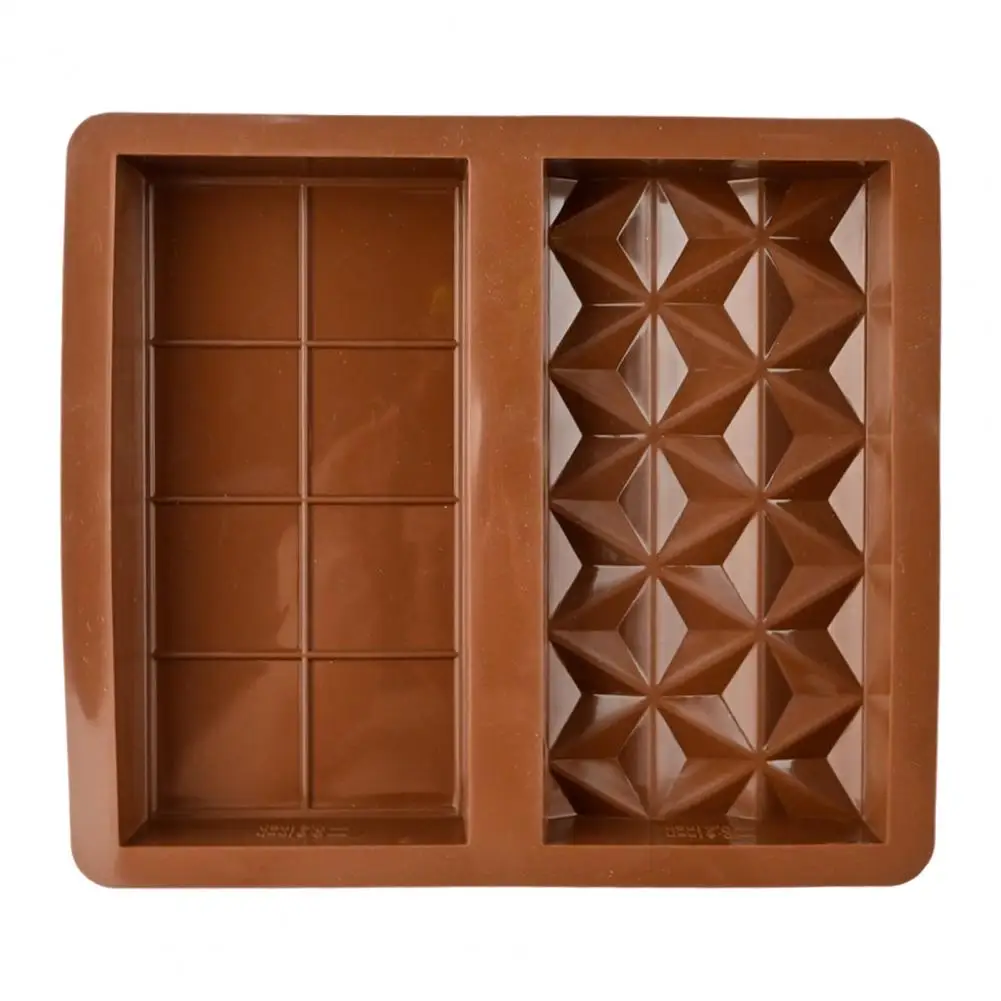 Non-stick Silicone Chocolate Mold for Praline Sweets Cake Mold Resin Crafts Diy Soaps Bar Thick Mold for Chocolates Candles