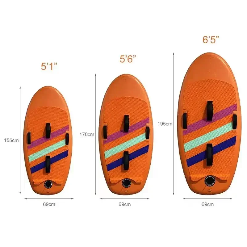 Factory Manufacturing Surfing Surfboard Inflatable Hydrofoil Foil Board Inflatable Efoil Foil Board