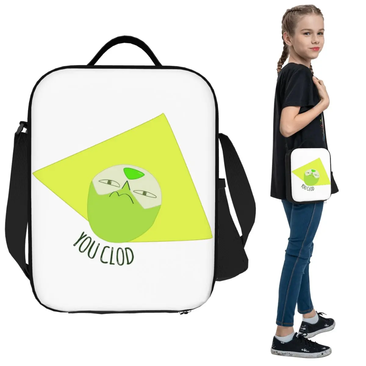 Bolsas de almuerzo You Clod Peridot Steven Universe, caja Bento aislada, bolsa de almuerzo impermeable, bolsas de Picnic, bolsa térmica para mujer, trabajo de estudiante