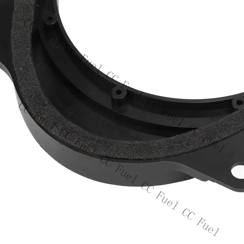 C+ 2pcs 6.5inch Black Door Speaker Adapter Spacer Rings For Levin HXAW 2