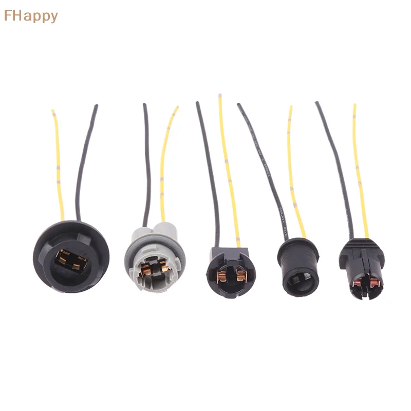 

2PCS T10 T13 T15 Soft Bulb Holder Adapters Cable LED Bulb Connector Socket Wedge Base Light Bulb Plug