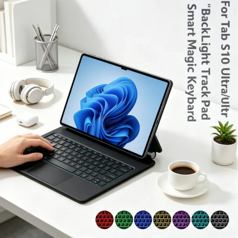 

Magnetic Backlight Touchpad Keyboard Luxury Magic Case 14.6 Inch for Samsung Galaxy Tab S8 Ultra S9 Ultra S10 Ultra