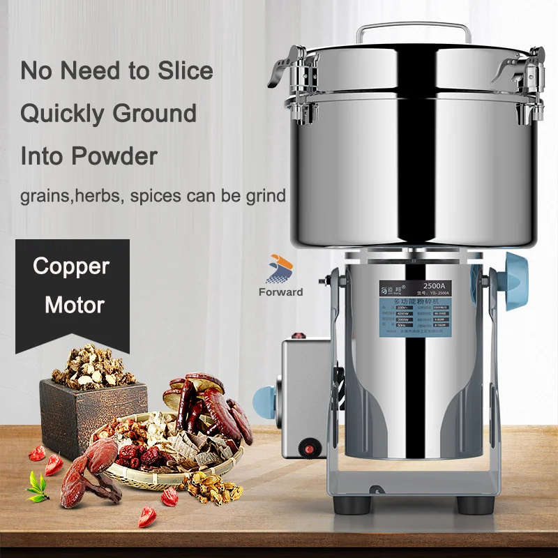 220V/110V Big Capacity 800g 1000g Herb Grinder Coffee Machine Grain Spices Mill Medicine Wheat Mixer Dry Food Grinder