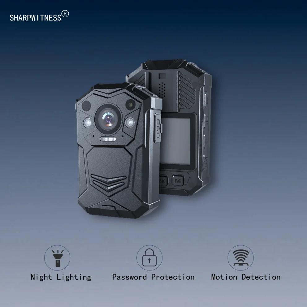 S21J SHARPWITNESS BODY WORN CAMERA 1296P 64GB 3500MAH BIG BATTERY LONG RECORDING TIME AUDIO VIDEO RECORDING  Mini body camera