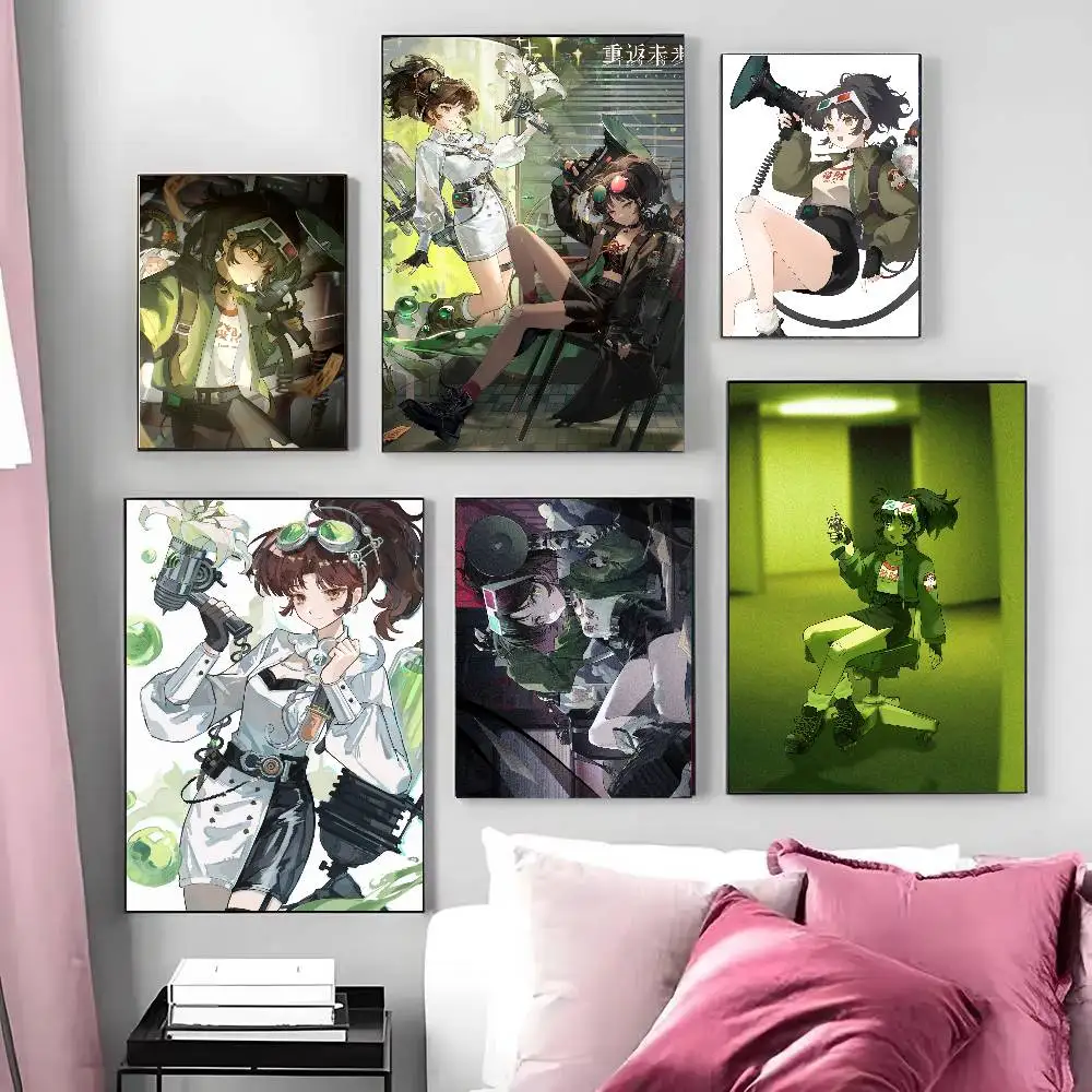 An An Lee Game Reverse 1999 Poster Art Sticky Wall Waterproof Home Living Room Bedroom Bar Aesthetic Decoration