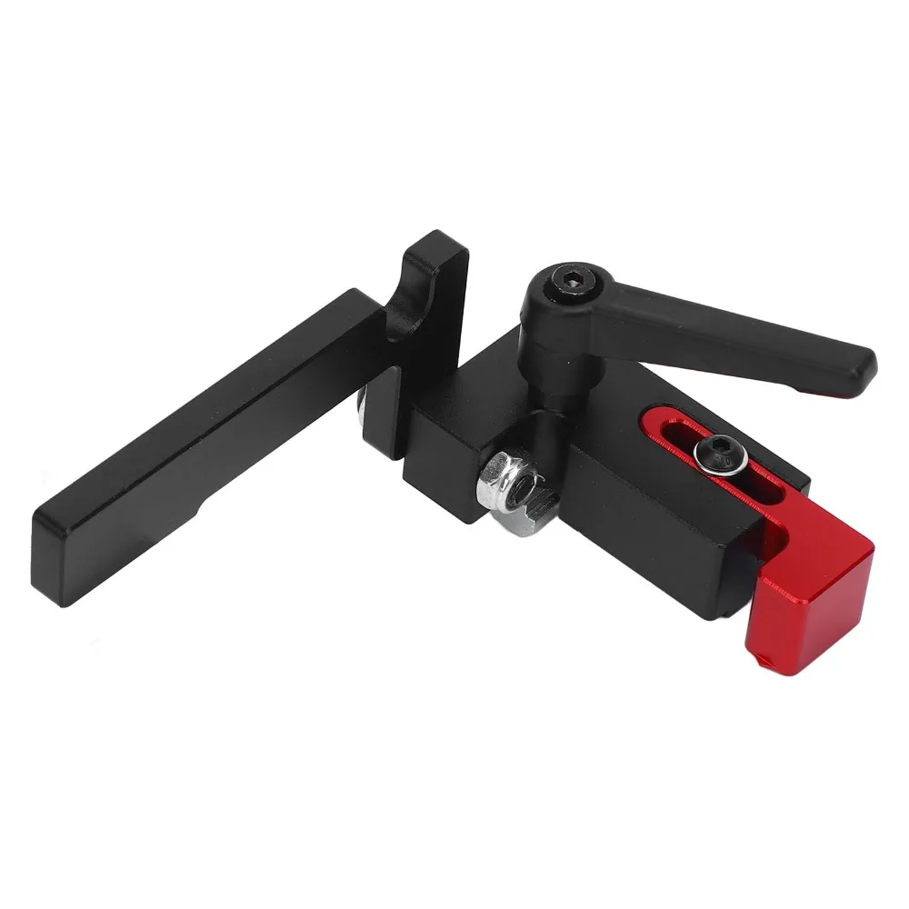 Aluminum Alloy Miter Track Stop 75 Type Sliding Connector Aluminum Track Stop Precision Machined Secure Design T Track Flip Stop