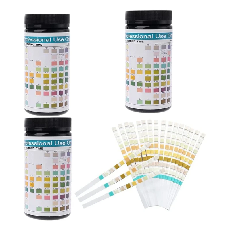 HOT-10 Parameter Test Strip Reagent Strips - 300PCS Pack