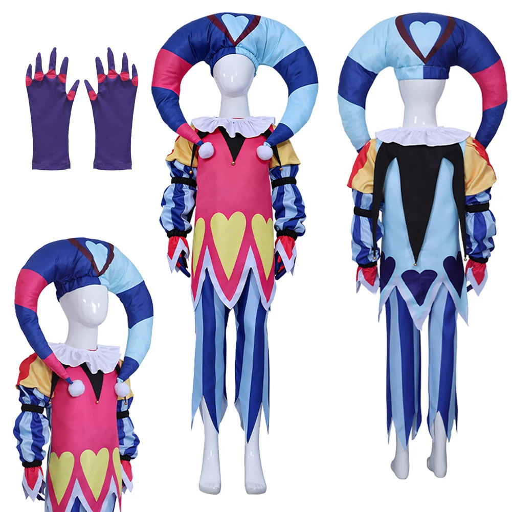 

Костюм для косплея «Фантастический Фицаролли» для мальчиков и девочек, мультяшный костюм Босса из «Хеллувы», маскировка на Хэллоуин, для подростков 6–14 лет