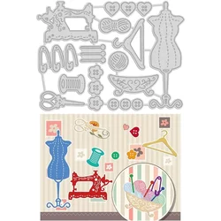 Sewing Machine Metal Cutting Dies Coat Hanger Die Cuts for DIY Scrapbooking Festival Birthday Wedding Cards Making Album
