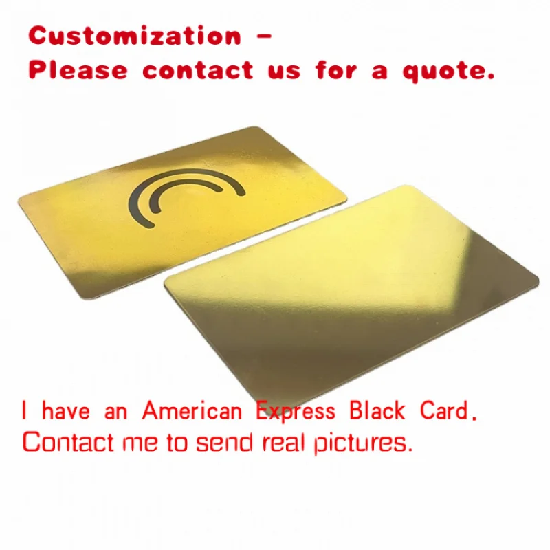 custom.Waterproof N-213 215 216 424 Custom Made Security VIP Membership Quality Metal Nfc 424 Card