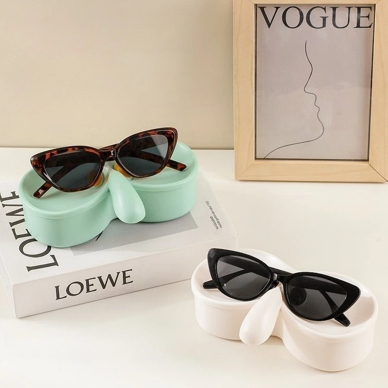 

Забавный ящик для хранения очков Brother в виде осьминога, простой двухслойный настольный стеллаж для хранения ювелирных изделий и ключей с крышкой, офисный ящик для хранения