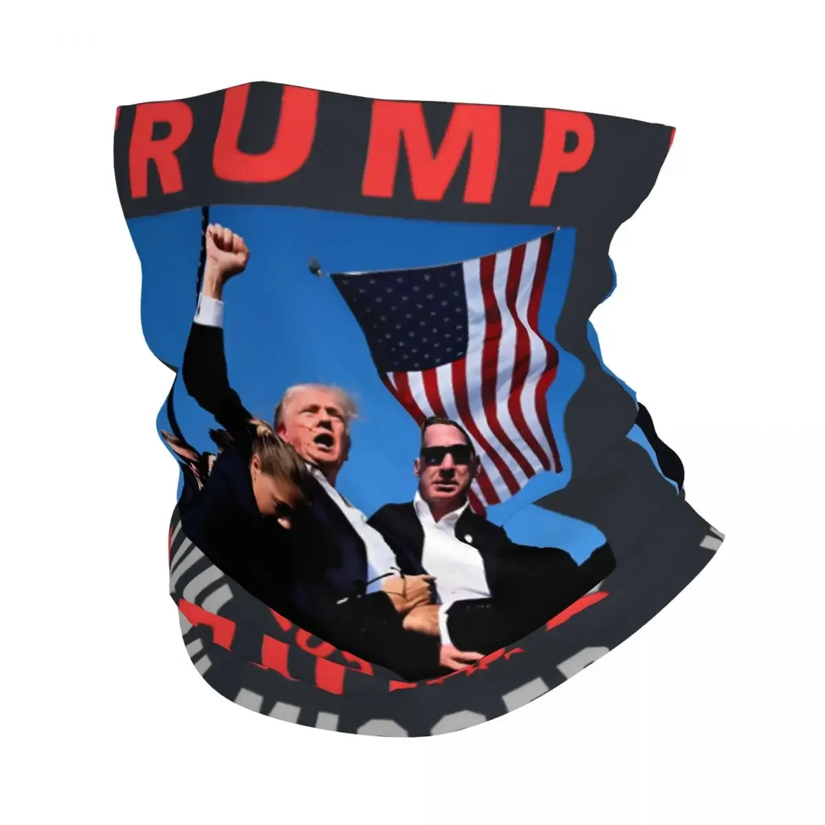 Donald Trump 2024 You Missed Sticker Bandana Neck Gaiter Motorcycle Club Donald Trump Face Mask Balaclava Hiking Unisex