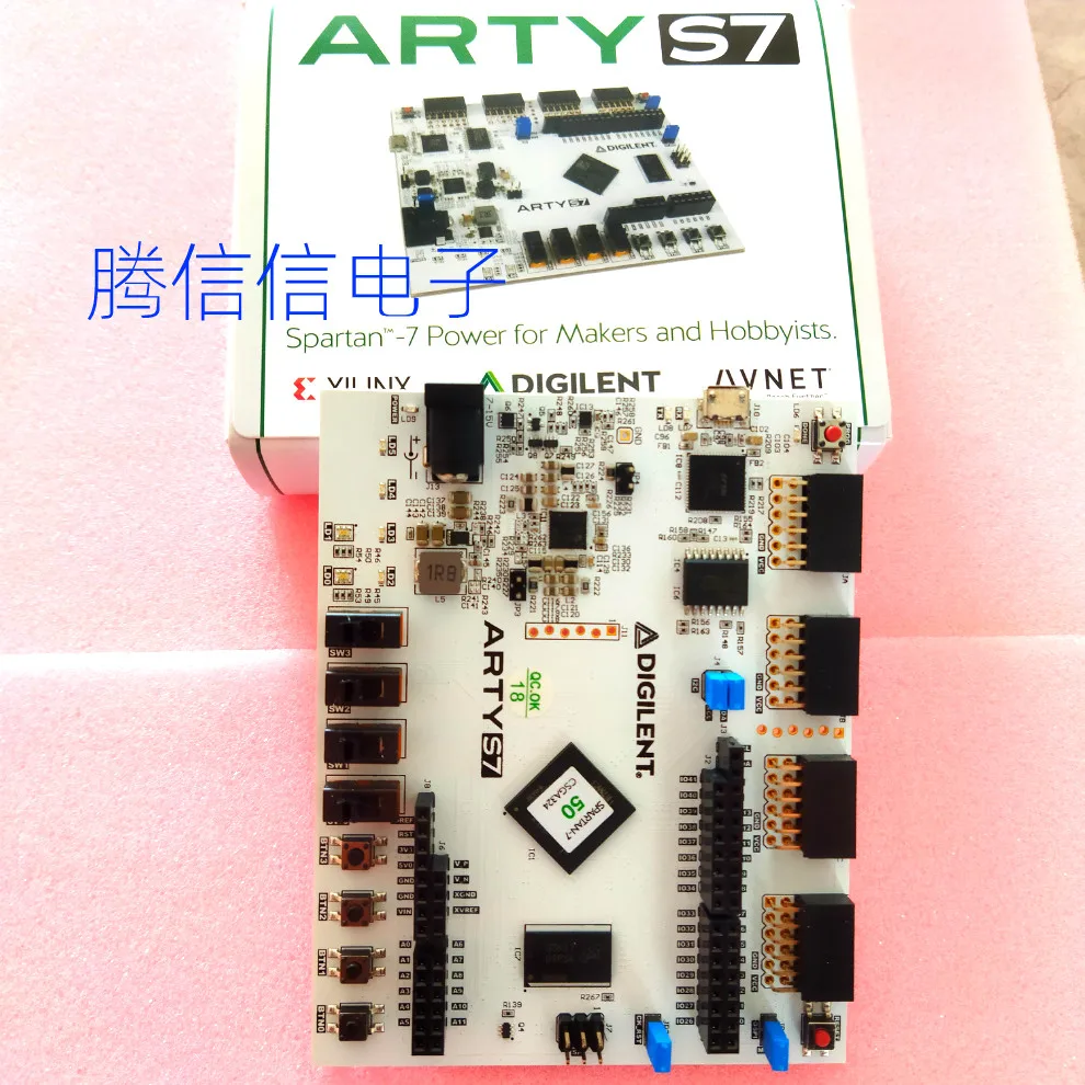 

410-352 Digilent Arty S7-50 FPGA XC7S50csga324-1 Spartan-7 xc7s50 Xilinx