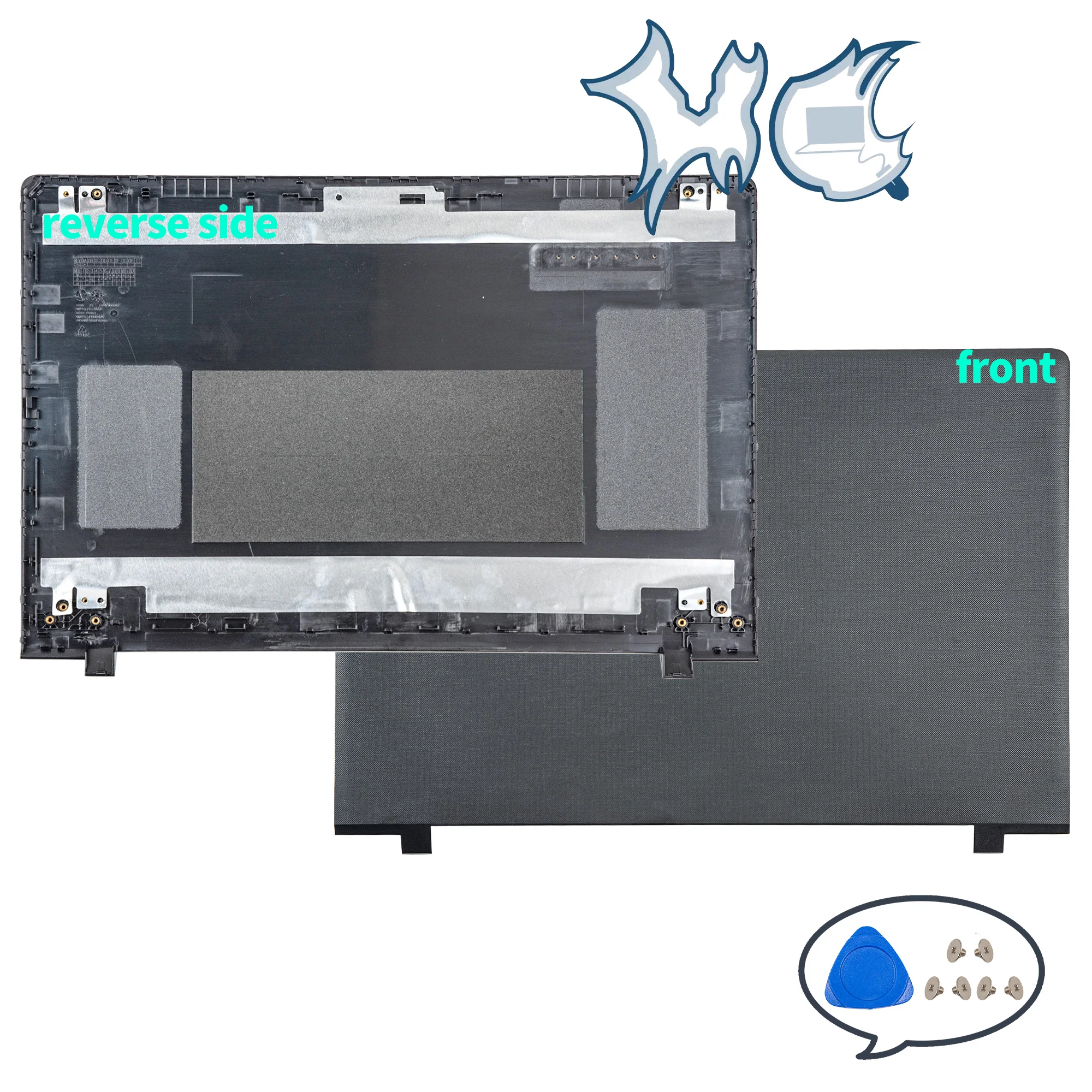 Lenovo Ideapad 110-15ISK 110-15IKB 310-15IKB için yeni parçalar LCD arka kapak/çerçeve/menteşeler/Palmrest/alt siyah Laptop tamir çantası