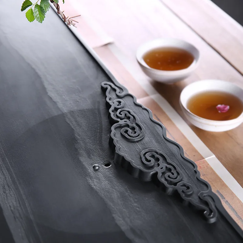 Huangting صينية الشاي اليشم مكتب المنزل الحجر بأكملها لإنشاء طاولة شاي حجرية بسيطة للاستخدام المنزلي