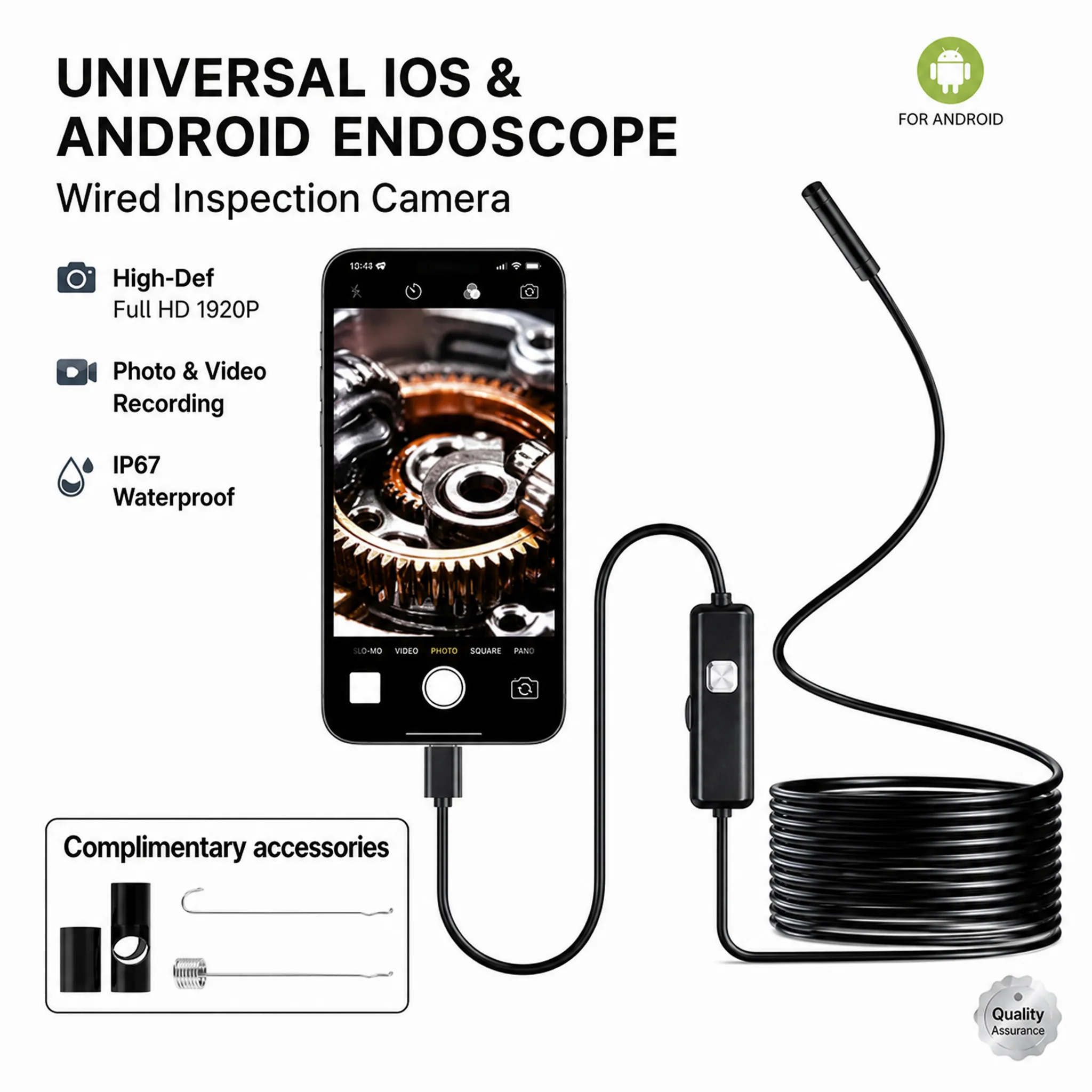 camera-endoscopica-720p-hd-8mm-com-conector-usb-tipo-c-boroscopio-tipo-cobra-a-prova-d'agua-ip67-para-inspecao-compativel-com-android-otg-pc-e-veiculos-ideal-para-inspecao-de-esgotos
