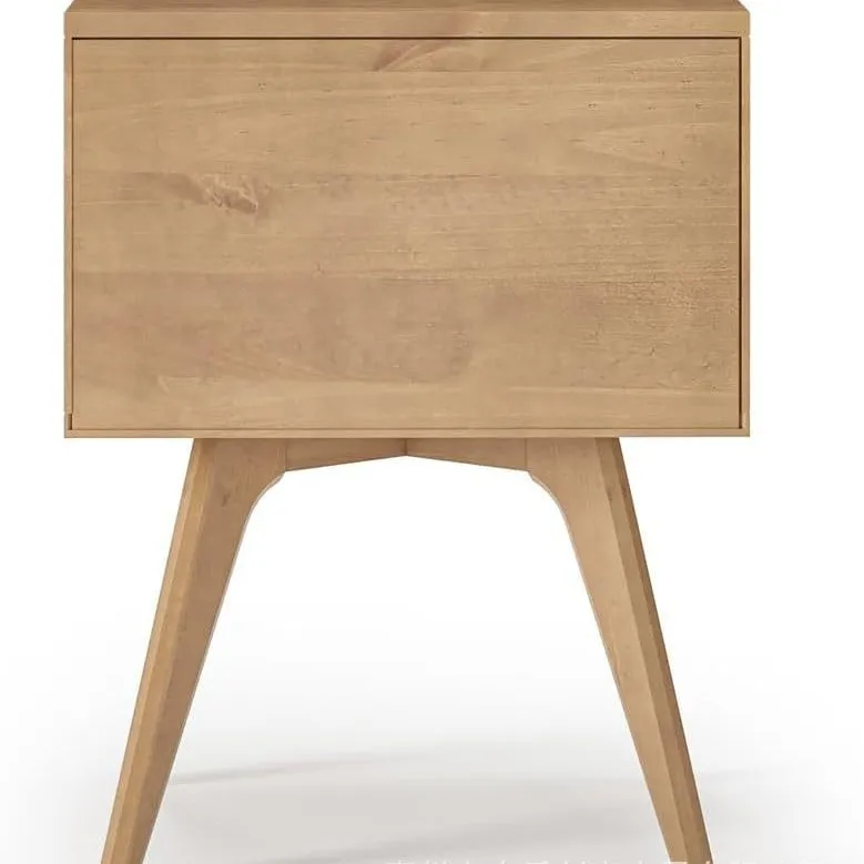 

All solid wood bedside table, creative, simple and modern, fully equipped small bedroom, bedside table, storage cabinet