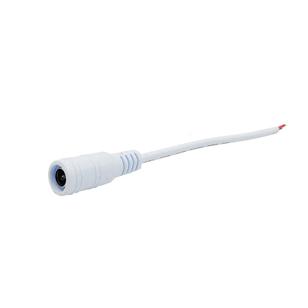 5,5*2,1mm DC Stecker-Buchse-Kabelverbinder 5 Stück/10 Stück 5,5x2,1 Kabel 2-Pin Stromadapter Draht LED-Streifen Lichtverbinder Kamera-Anschluss – Detail 2